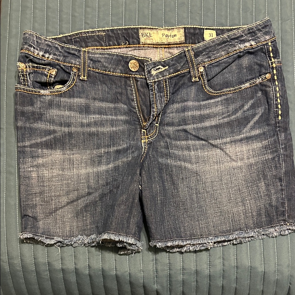 BKE Women's Jean Shorts - Dark Wash